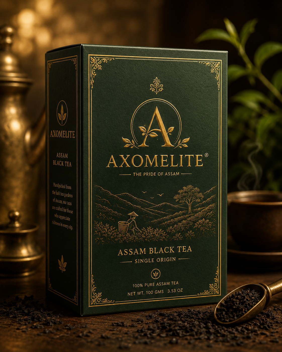 Premium Assam tea package